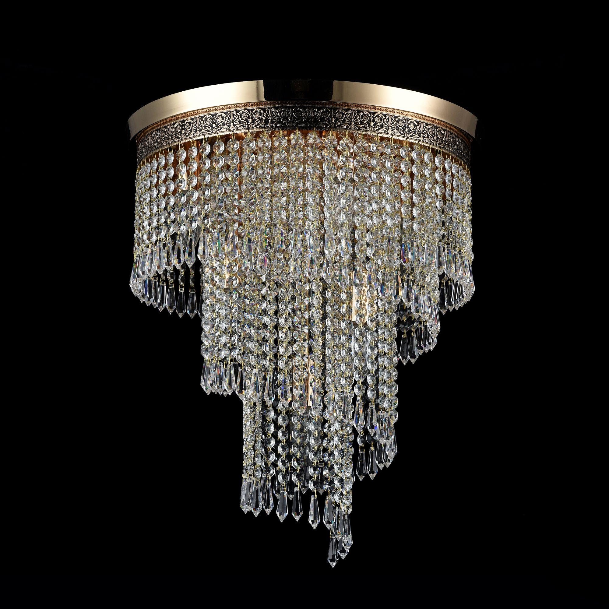 Lampadario Royal Classic in Metallo Cascade Oro