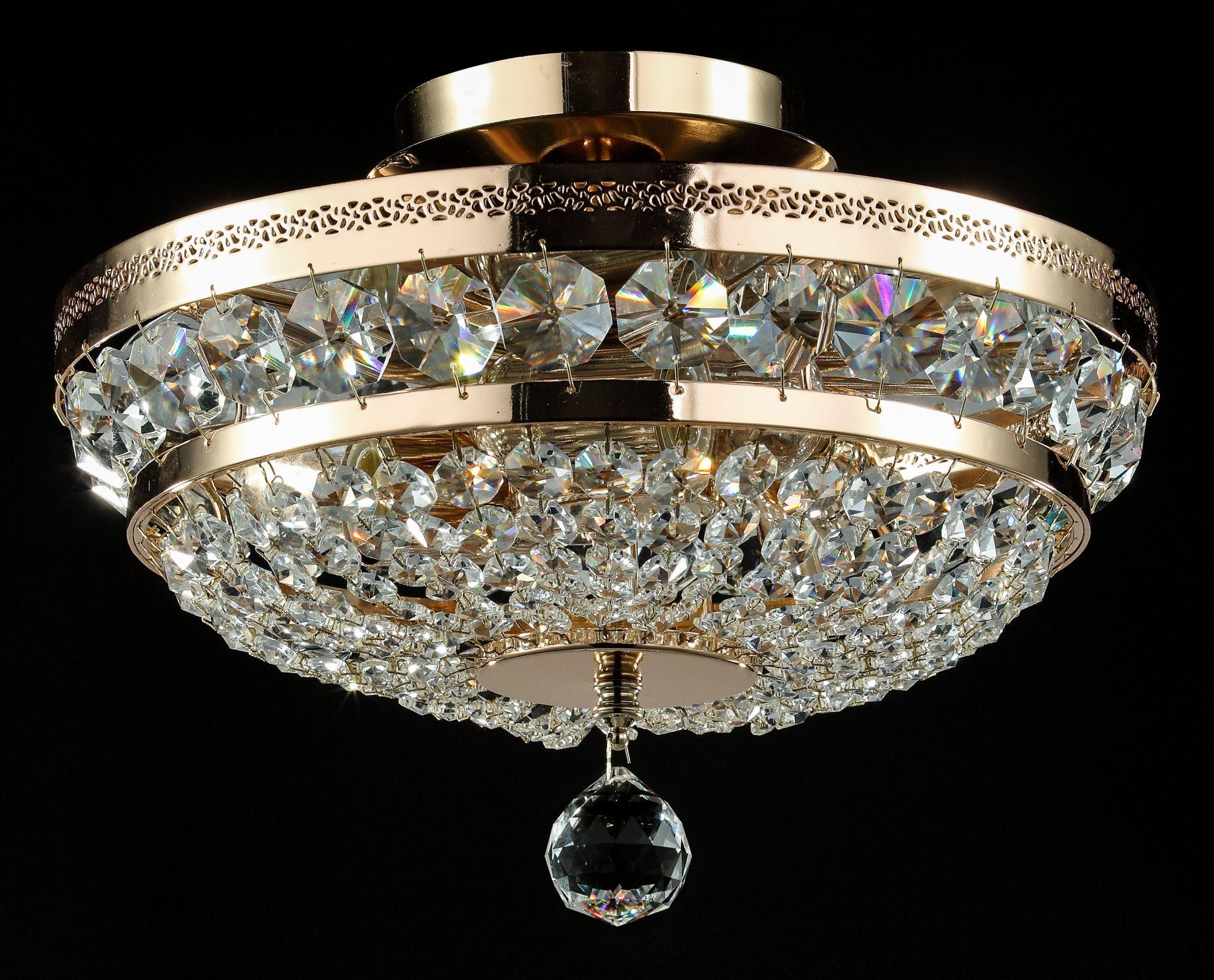 Lampadario Royal Classic in Metallo Ottilia Oro