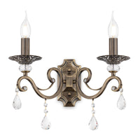 Lampada da parete Royal Classic in Metallo Grace Ottone