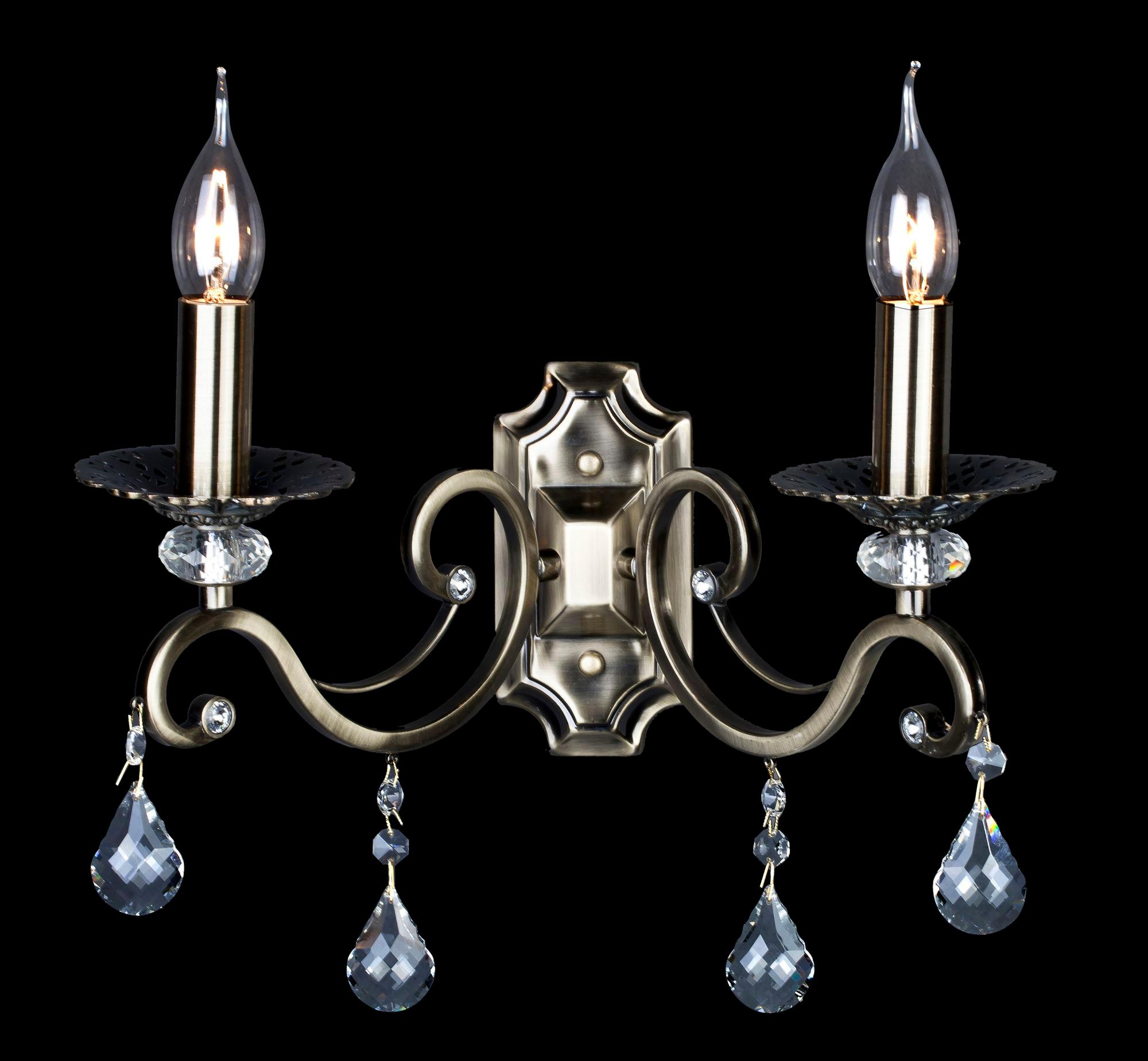 Lampada da parete Royal Classic in Metallo Grace Ottone