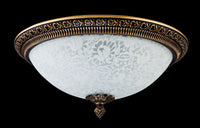 Plafoniera Ceiling & Wall in Metallo Pascal Bronzo Antique