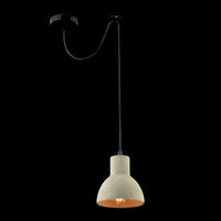 Lampada pendente Loft in Metallo Broni Nero