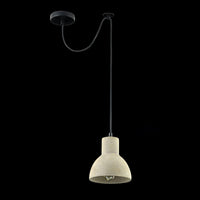 Lampada pendente Loft in Metallo Broni Nero