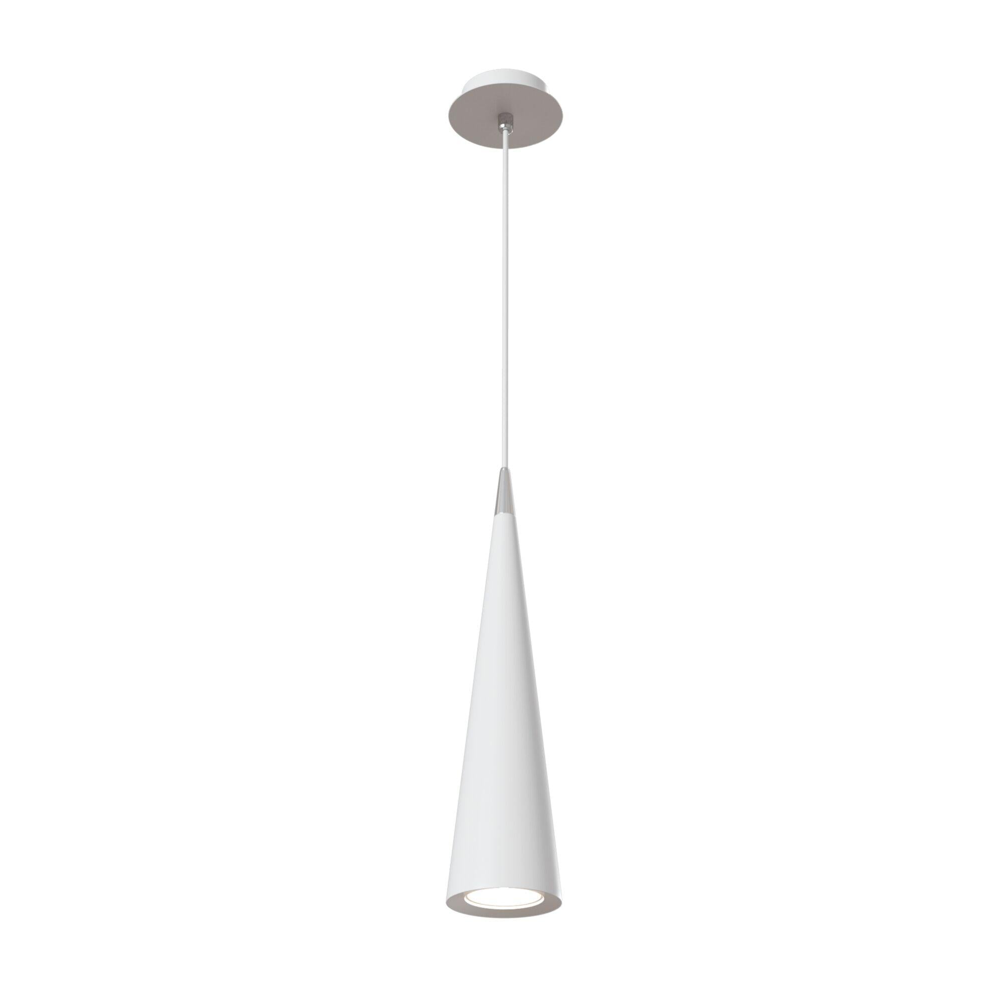 Lampada pendente Pendant in Metallo Nevill Bianco