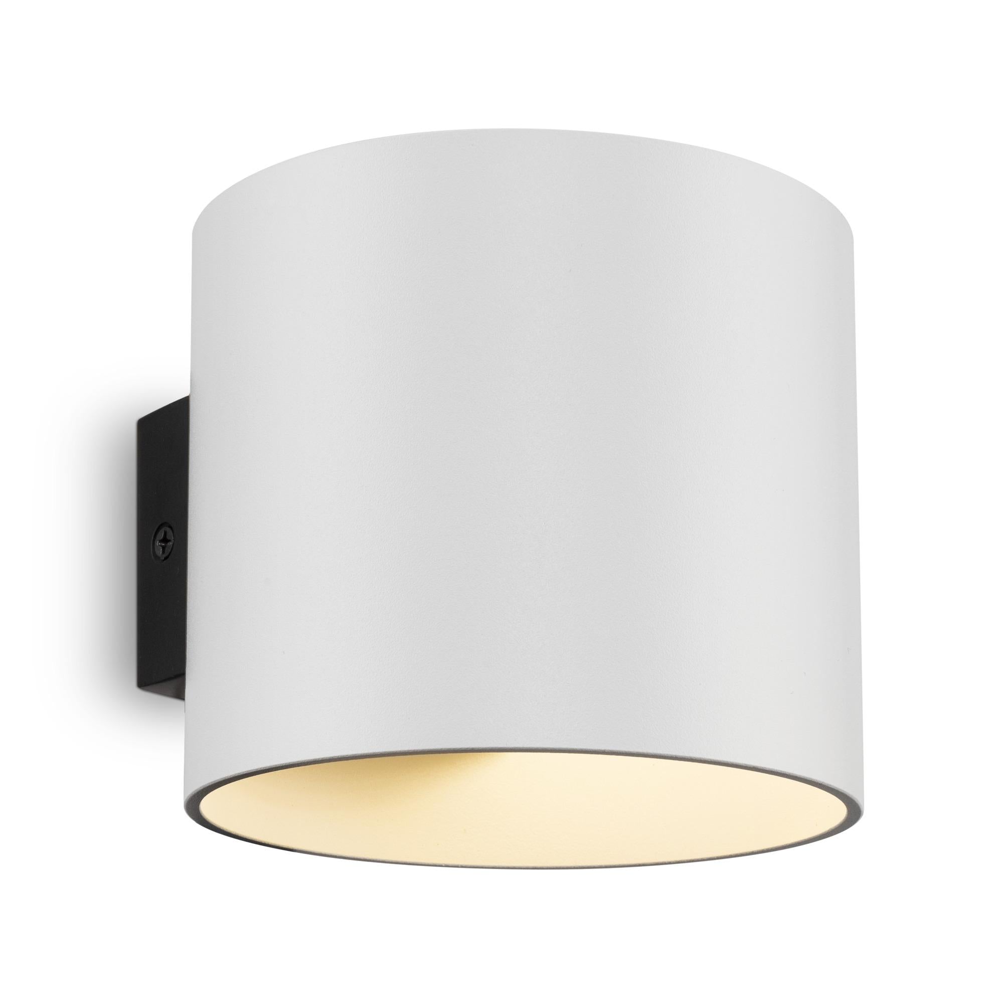 Lampada da parete Ceiling & Wall in Alluminio Rond Bianco