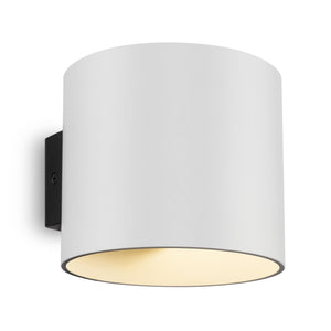 Lampada da parete Ceiling & Wall in Alluminio Rond Bianco