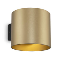 Lampada da parete Ceiling & Wall in Alluminio Rond Opaco Oro