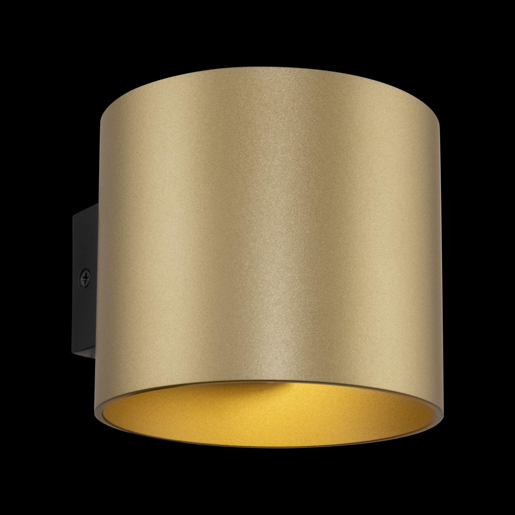 Lampada da parete Ceiling & Wall in Alluminio Rond Opaco Oro