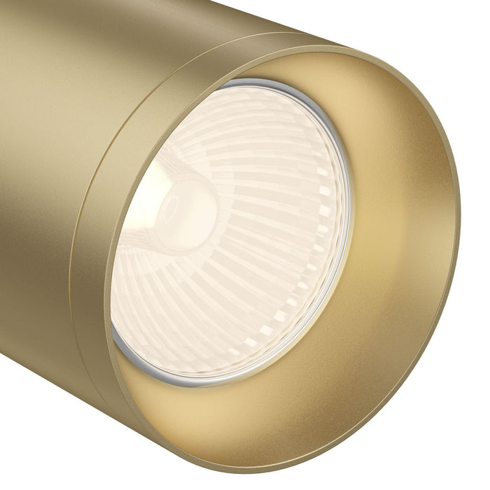 Plafoniera Ceiling & Wall in Alluminio Focus Opaco Oro