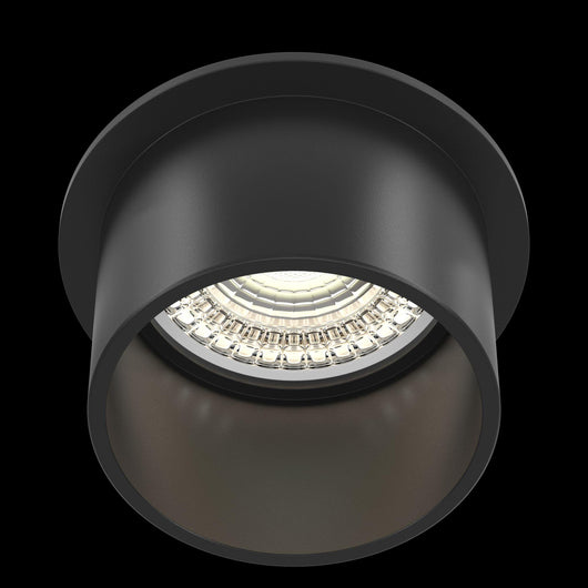 Faretto da incasso Downlight in Alluminio Reif Nero