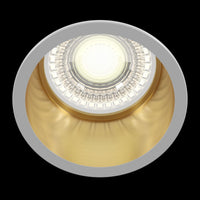 Faretto da incasso Downlight in Alluminio Reif Bianco con Oro