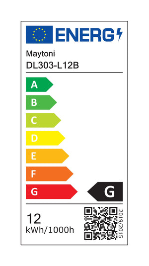 Faretto da incasso Downlight in Alluminio Phanton Nero