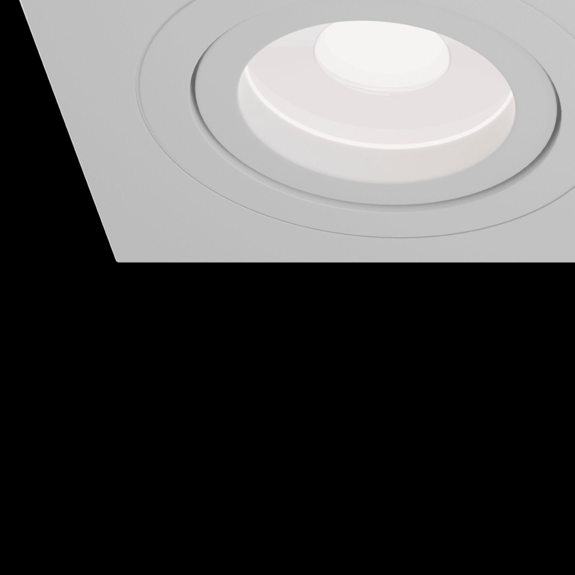 Faretto da incasso Downlight in Alluminio Atom Bianco