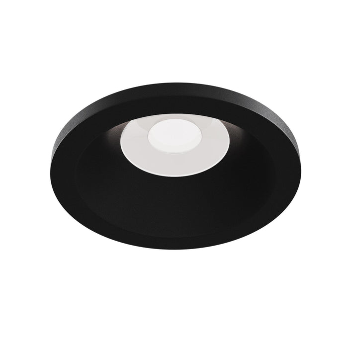 Faretto da incasso Downlight in Alluminio Zoom Nero