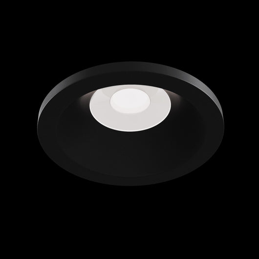 Faretto da incasso Downlight in Alluminio Zoom Nero