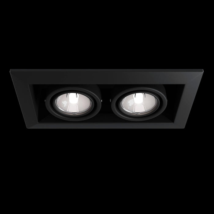 Faretto da incasso Downlight in Metallo Metallo Modern Nero