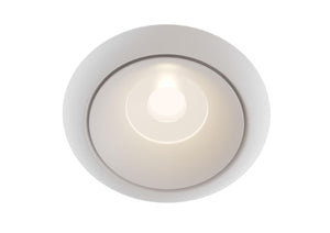 Faretto da incasso Downlight in Alluminio Yin Bianco