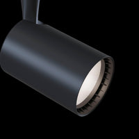 Faretto a LED per Sistema Illuminazione Binario 12W 4000K in Alluminio  Nero