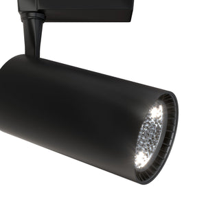 Faretto a LED per Sistema Illuminazione Binario 40W 4000K in Alluminio Vuoro  Nero