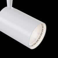 Faretto a LED per Sistema Illuminazione Binario 30W 4000K in Alluminio Vuoro  Bianco