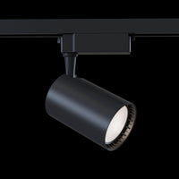 Faretto a LED per Sistema Illuminazione Binario 17W 3000K in Alluminio Vuoro  Nero