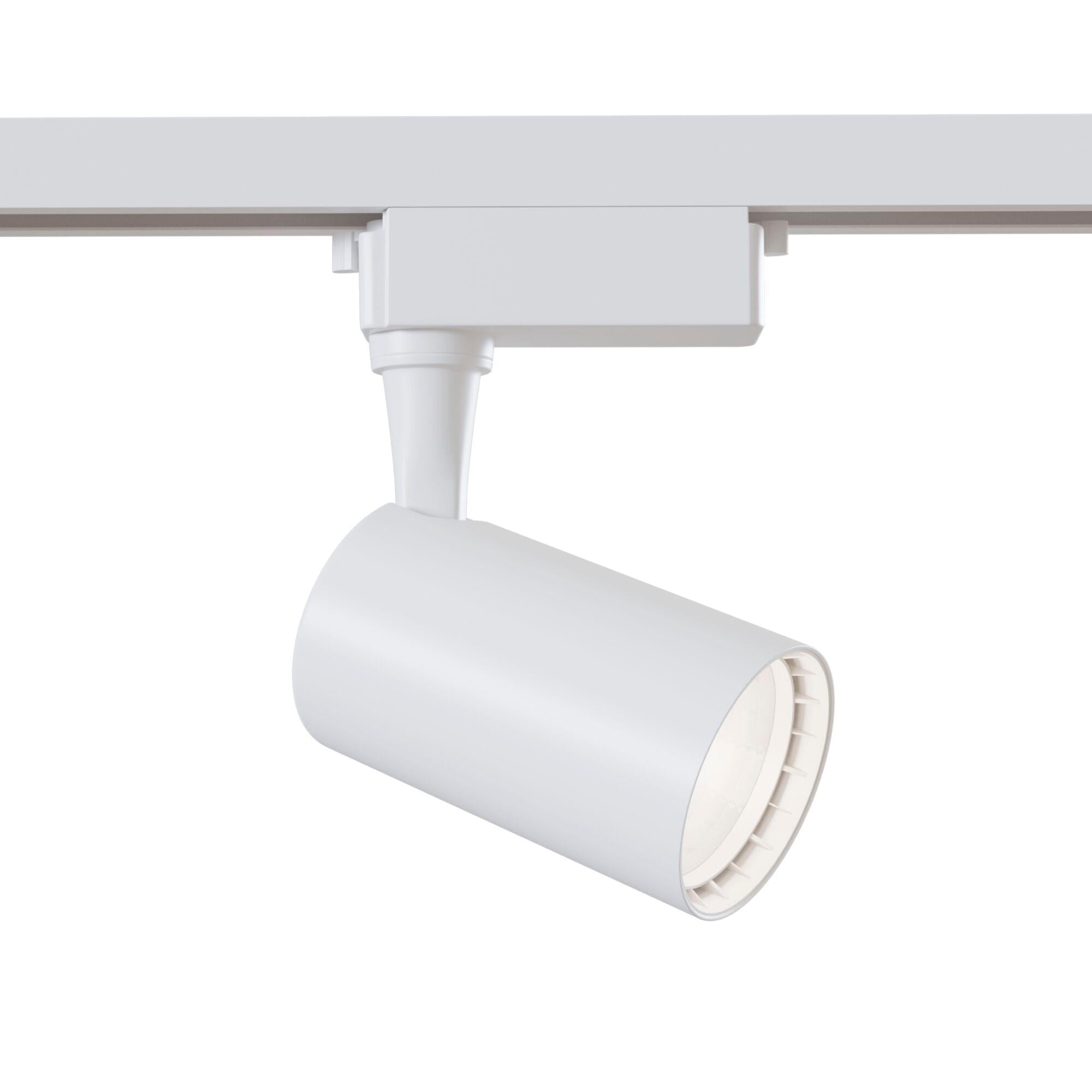 Faretto a LED per Sistema Illuminazione Binario 6W 3000K in Alluminio Vuoro  Bianco