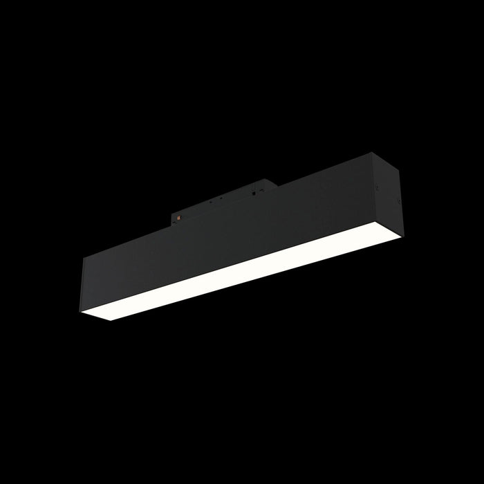 Lampada a LED per Sistema Illuminazione Binario 12W 3000K in Alluminio Basis  Nero