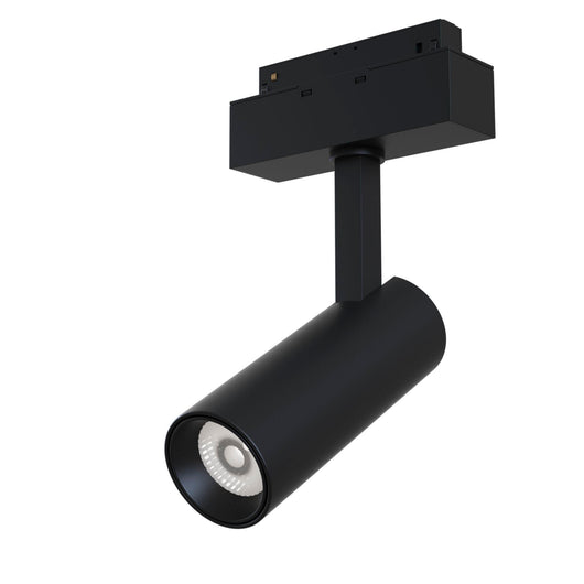 Faretto a LED per Sistema Illuminazione Binario 10W 3000K in Alluminio Focus LED  Nero