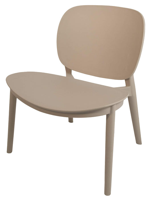 Sedia da Giardino 49x71x58,5 cm in Polipropilene Camilla Beige