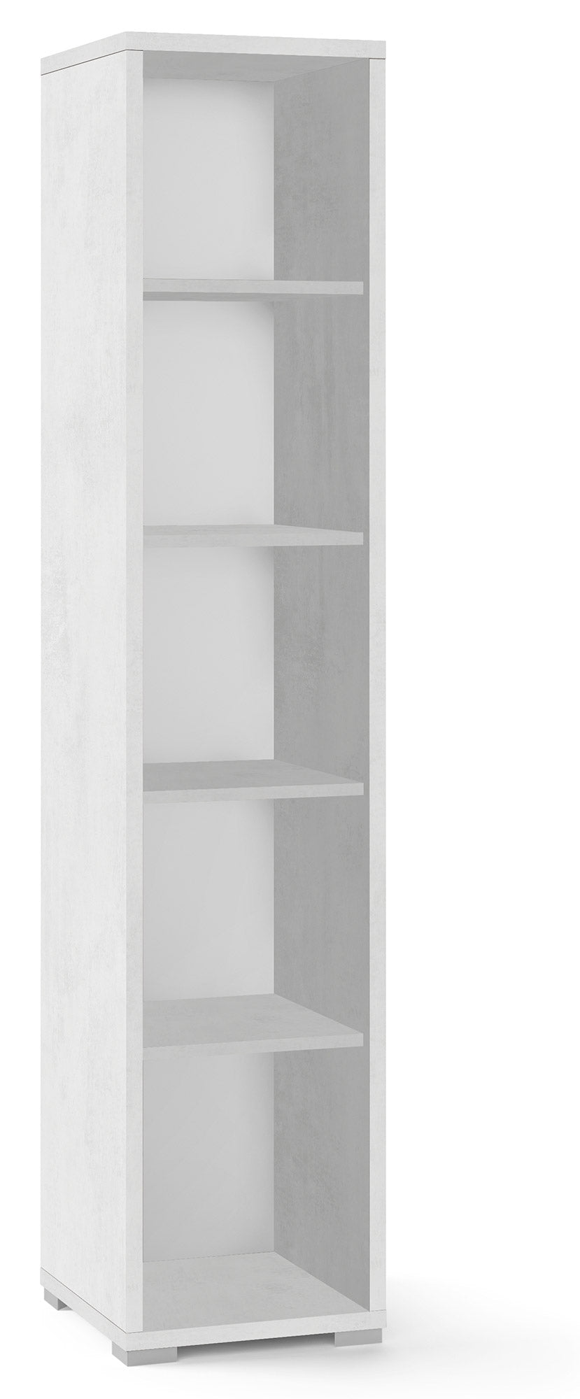 Libreria a Giorno 39x182x41 cm Ossido Bianco