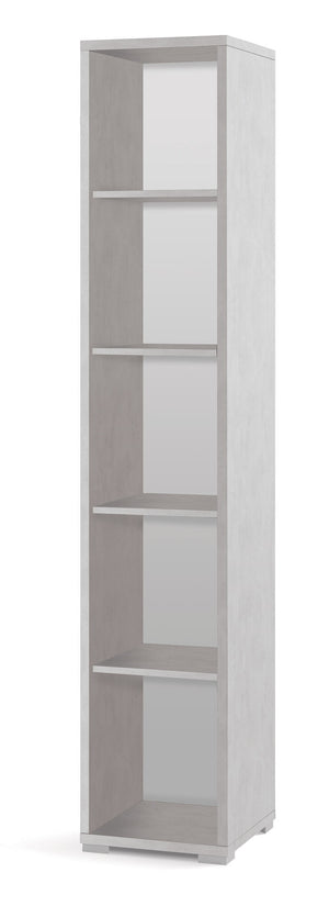 Libreria a Giorno 39x199x41 cm Ossido Bianco