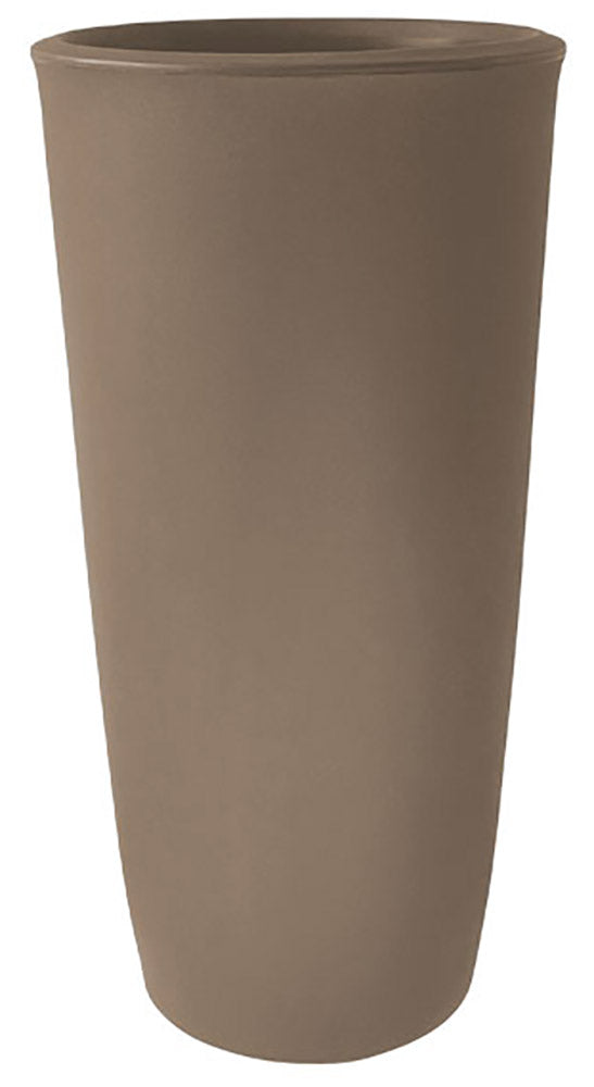 Vaso 28x40x80 cm in Polietilene Dafne 40 Cappuccino