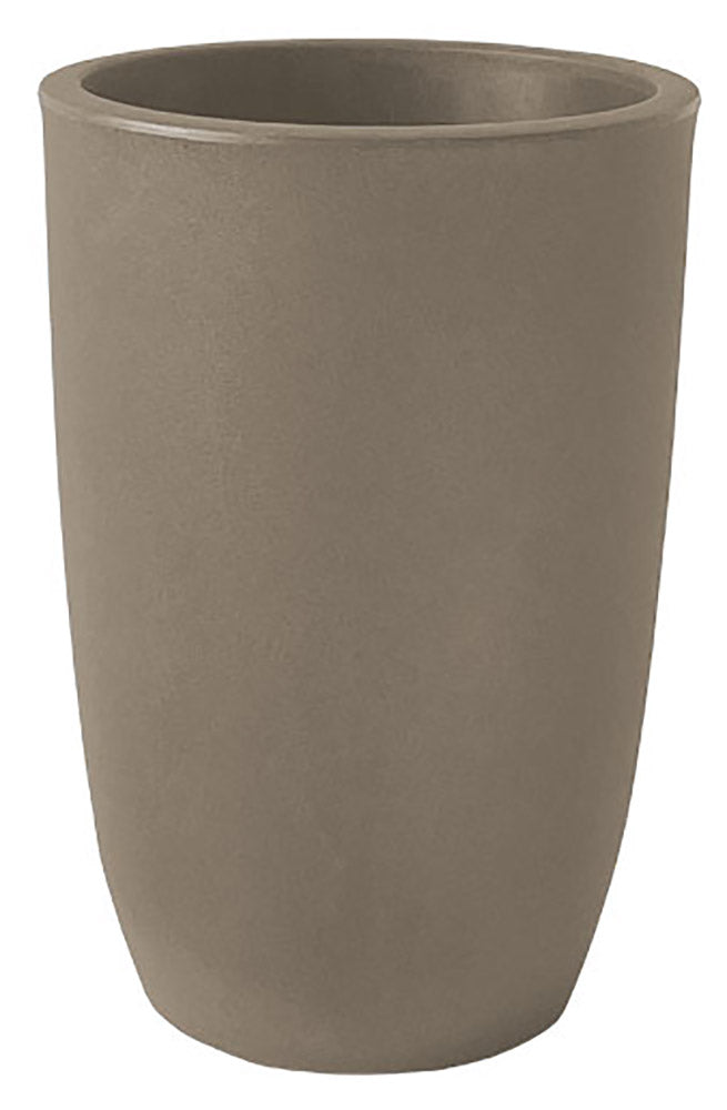 Vaso Ø30x45 cm in Polietilene Meti 30 Cappuccino