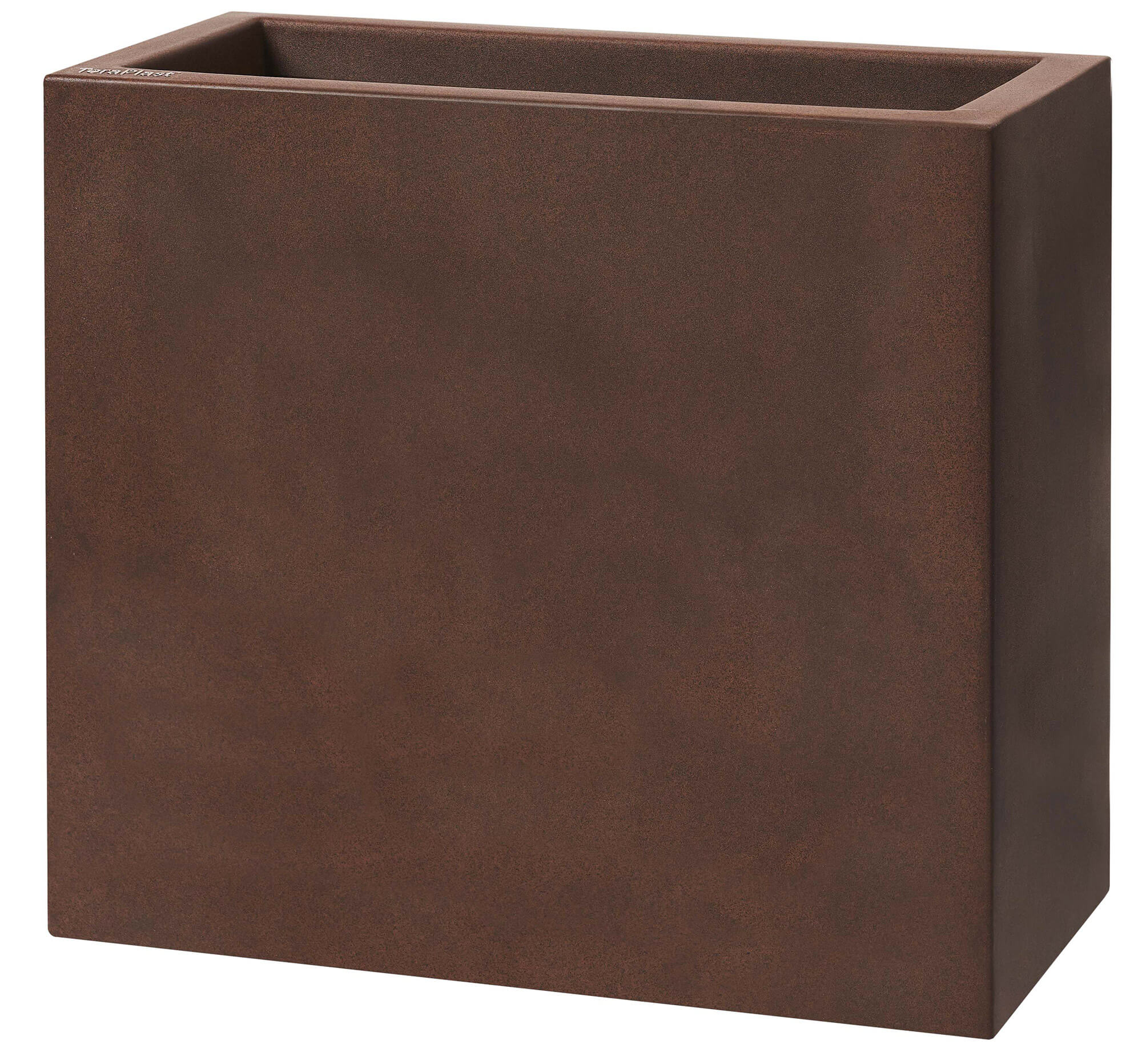 Vaso 79x39x70 cm in Polietilene Schio Tower 80 Bronzo