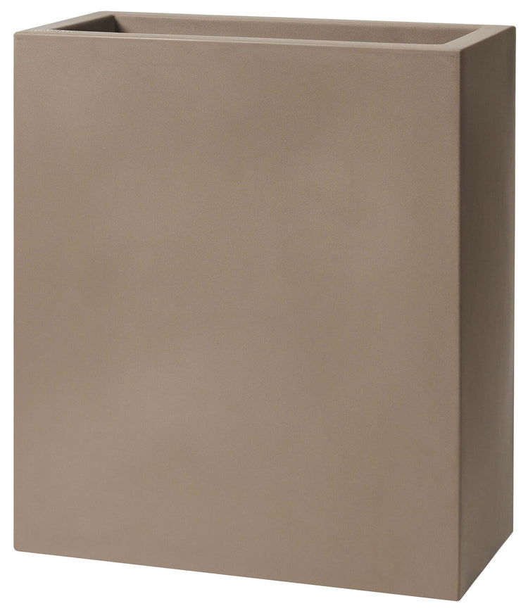 Vaso 79x39x90 cm in Polietilene Schio Tower Maxi 80 Cappuccino