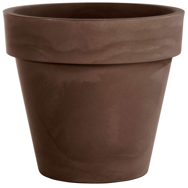 Vaso Ø70x63 cm in Polietilene Standard One 70 Bronzo