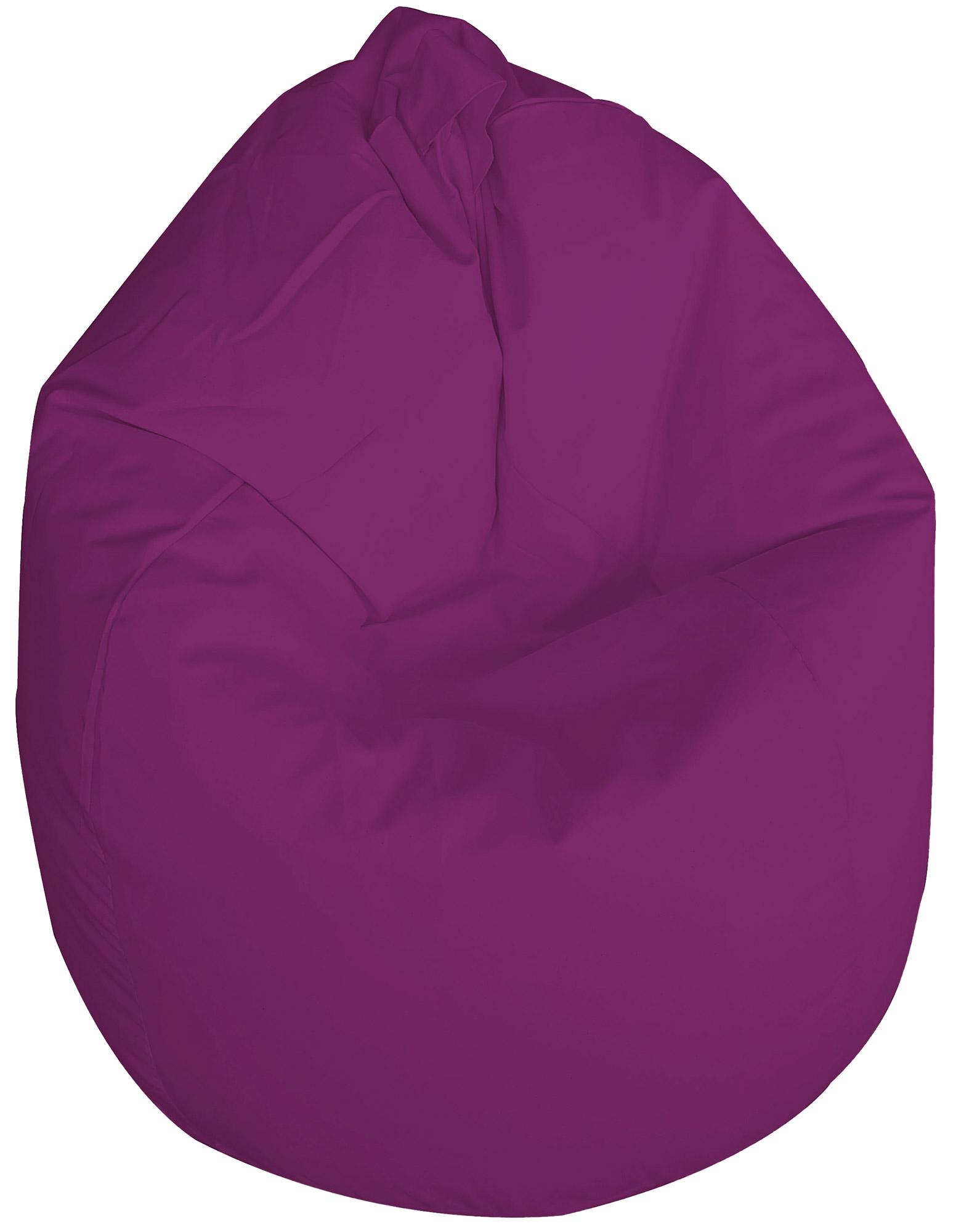 Poltrona Sacco Pouf in poliestere 70x110 cm Ariel Fucsia