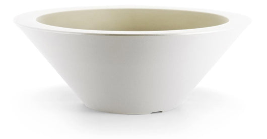 Vaso Ø60x22 cm in Polietilene Schio Ciotola 60 Bianco