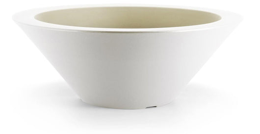 Vaso Ø80x29 cm in Polietilene Schio Ciotola 80 Bianco