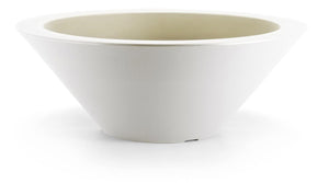 Vaso Ø100x37 cm in Polietilene Schio Ciotola 100 Bianco