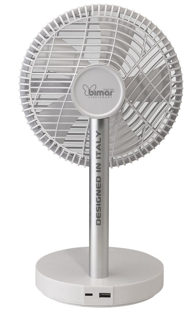 Ventilatore da Tavolo WIFI Ø20 cm Batteria Ricaricabile Bimar VD200