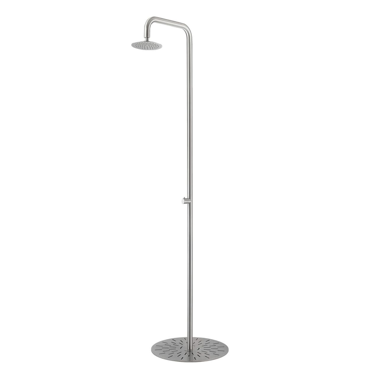 Doccia da Giardino 230x55x67,5 cm con Miscelatore Sined Simius Inox satinato