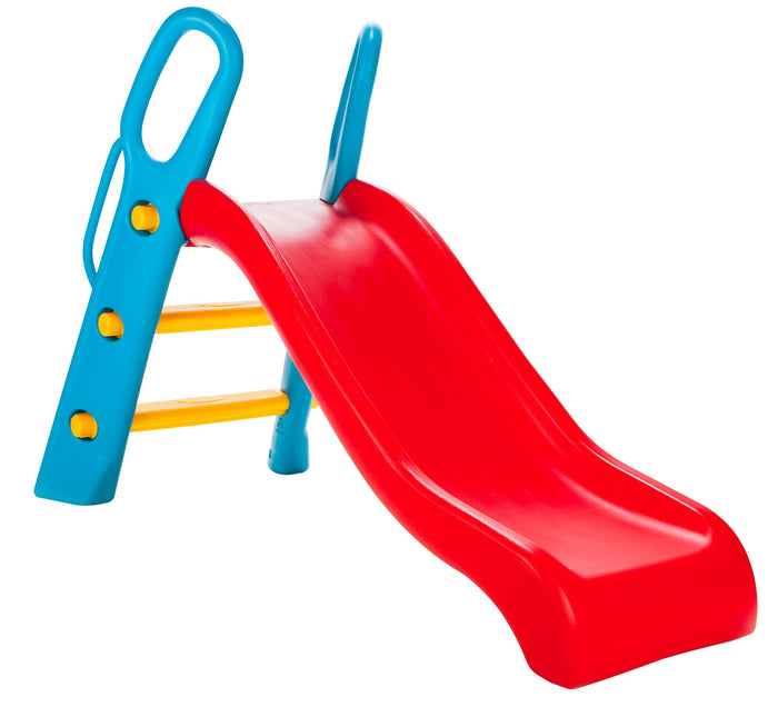 Scivolo per Bambini 64x141x92 cm in Plastica Rosso