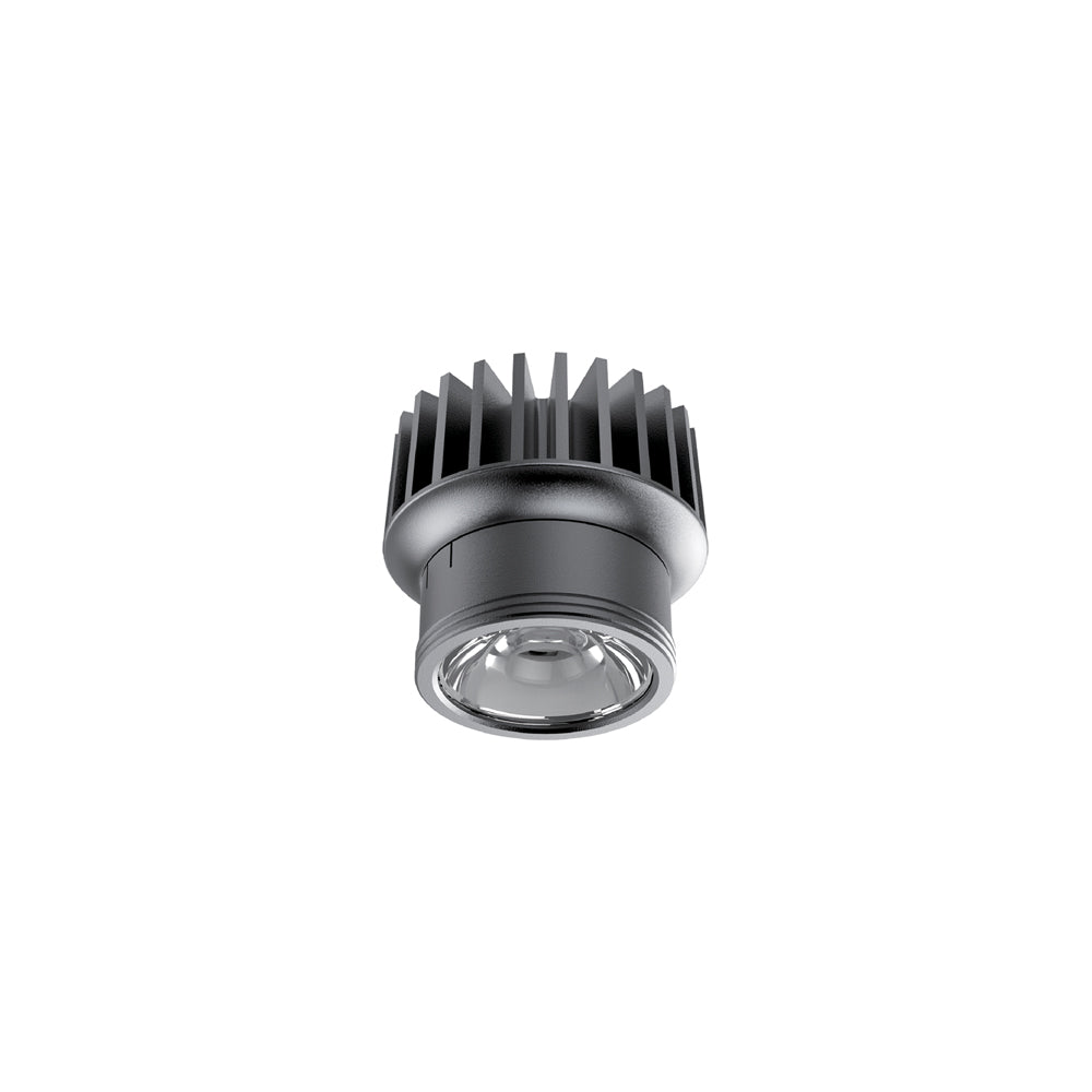 Faretto Incasso Dynamic Alluminio Nero Led 10W 2700K Luce Calda