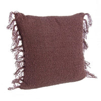 Cuscino Fatima Bordeaux 45x45 cm in Tessuto