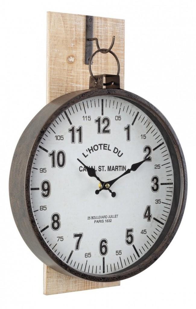 Orologio da Parete Ticking Q15 Bianco 30x45 cm in Legno