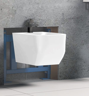 Struttura da Incasso telaio per Bidet Sospeso , Universale , Completo di raccordi di collegamento per Bidet 