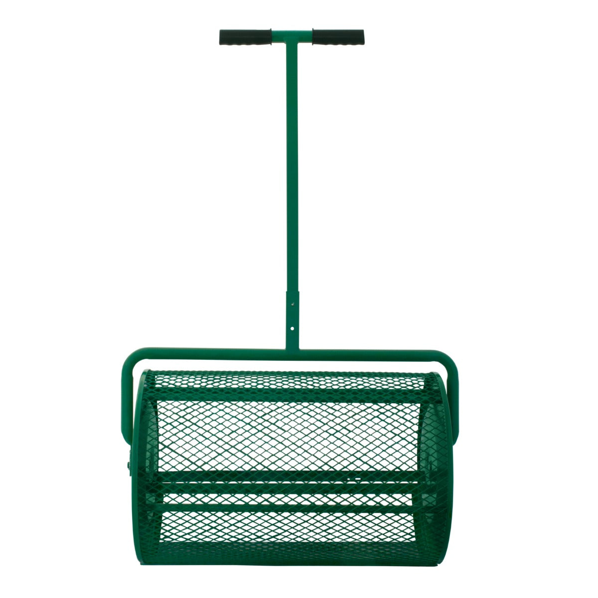 Spargitore di concime a rullo Torba Muschio Terriccio Giardino Prato 80L 66cm Gabbia in acciaio - Verde