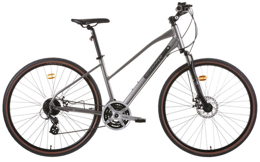 Bicicletta Crossroad 28” 24V H47 cm Grigio