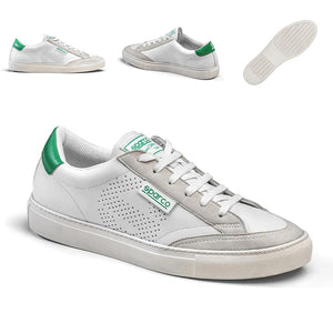 Scarpe sneakers S-TIME Bianco verde smart casual Bianche Verdi Sparco 41